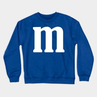 Halloween Costume of Chocolate Candy m Crewneck Sweatshirt